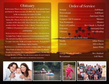 Funeral Program 1004