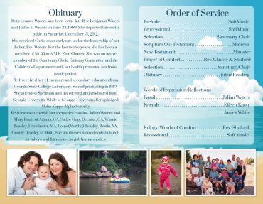 Funeral Program 1005
