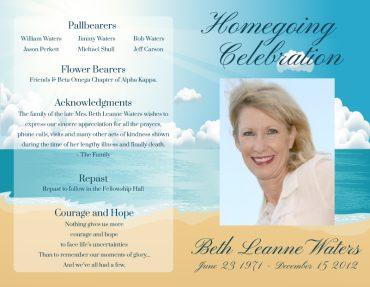 Funeral Program 1005