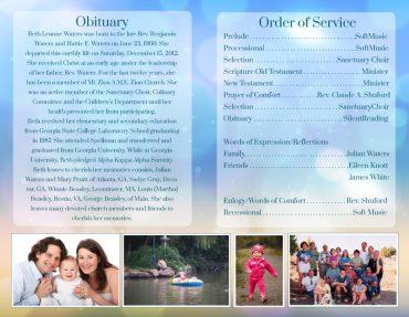 Funeral Program 1009