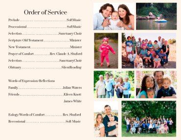 Funeral Program 1057