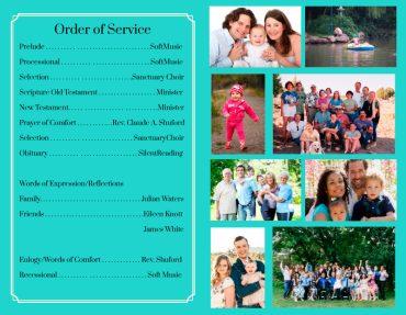 Funeral Program 1058
