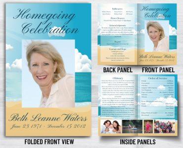 Commemorate A Loved One With A Memorial Program Print