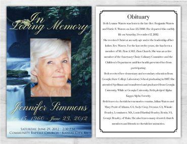 Memorial Pamphlet River