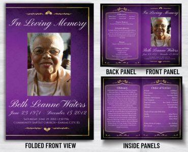 Fast Funeral Program Printing