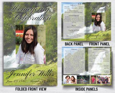 Celebrate A Loved One With A Memorial Program Prints