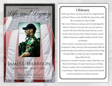 Funeral Program 1030