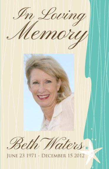 Funeral Program 1050