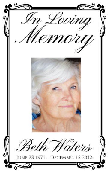 Funeral Program 1051