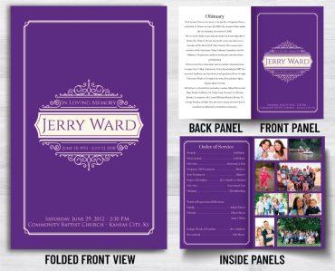 In Loving Memory Memorial Program Print