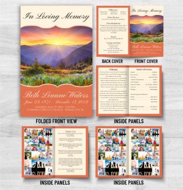 Obituary Pamphlet Options To Remember Loved Ones