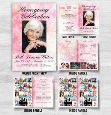 Homegoing Celebration Obituary Pamphlet