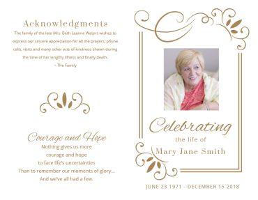 Funeral Program 1082