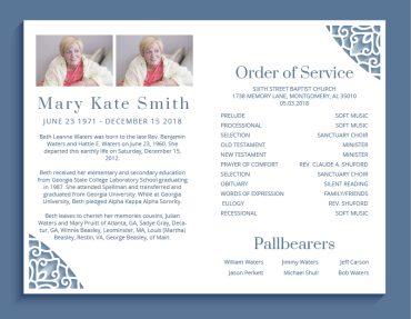 Funeral Program 1083