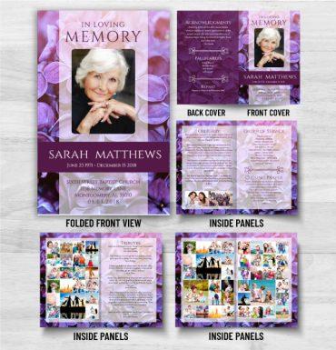 In Loving Memory Funeral Pamphlet Printing Services