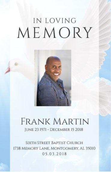 Funeral Program 1089