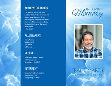 Funeral Program 1091