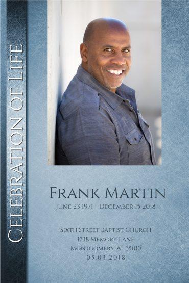 Funeral Program Memorial Poster 1080