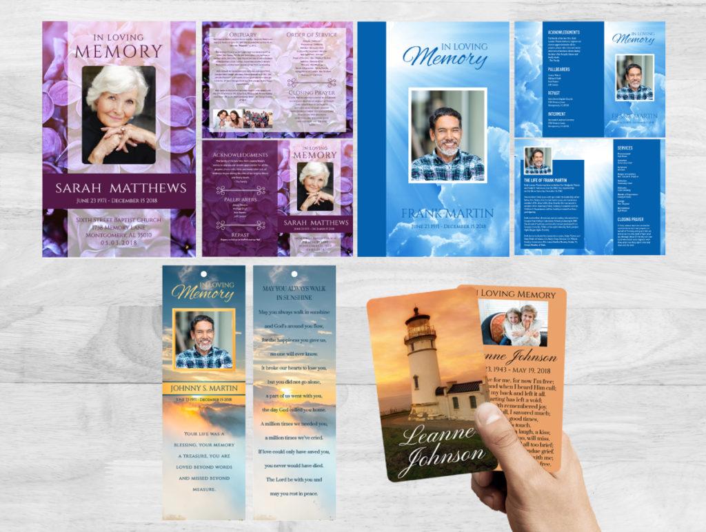 Funeral Program Product Design