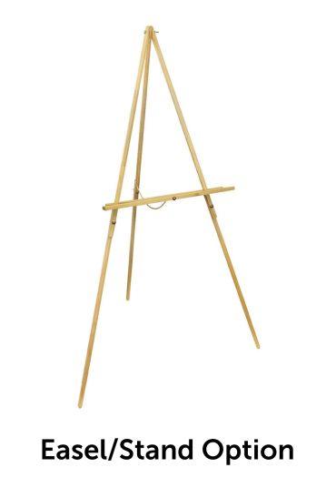 Funeral Program Memorial Poster Stand