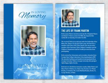 No Fold Memorial Pamphlets
