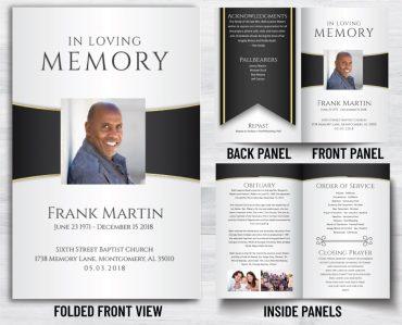 Many Custom Memorial Program Prints To Choose From