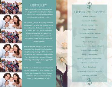 Funeral Program 1098