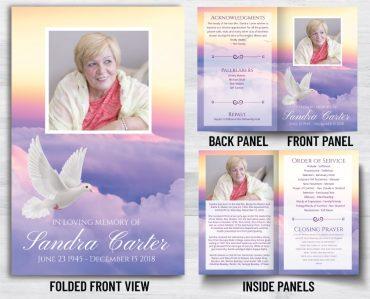 View Customizable Memorial Program Prints