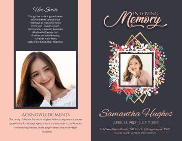 Funeral Program 2029