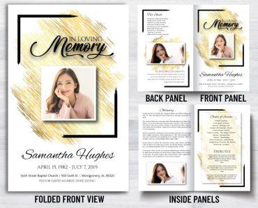 Custom Funeral Programs