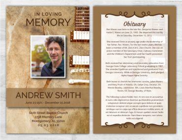 Our Funeral Brochure Printing With Custom Options