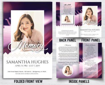 Funeral Program Design Templates