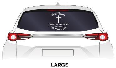 Memorial Products Car Decal