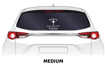 Memorial Products Car Decal