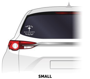 Memorial Products Car Decal