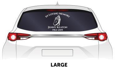 Memorial Products Car Decal