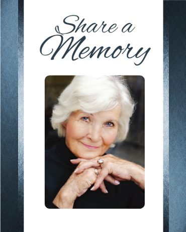 Funeral Program Share a Memory 1080
