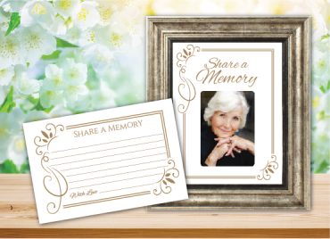 Funeral Program Share a Memory 1082