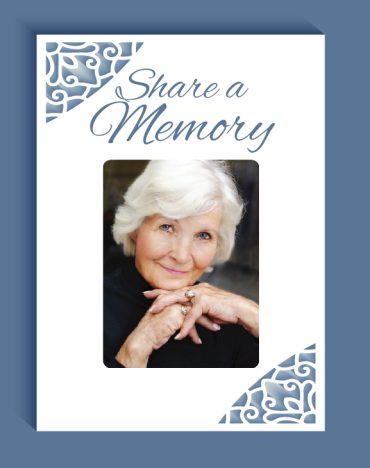 Funeral Program Share a Memory 1083