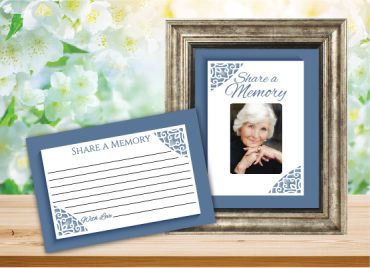 Funeral Program Share a Memory 1083