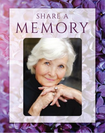 Funeral Program Share a Memory 1086