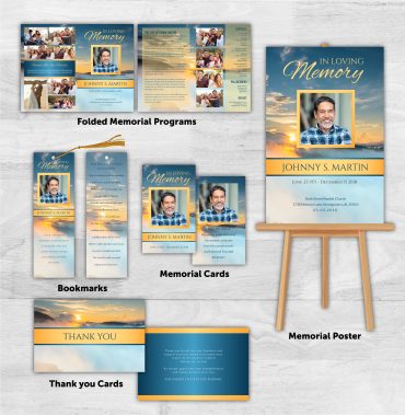 Memorial Package Sunset Theme