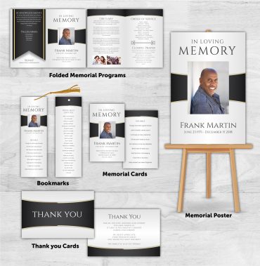 Memorial Package Black & White Theme