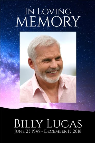 Funeral Program Poster 2009
