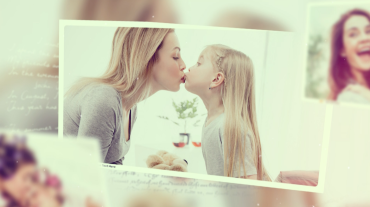Funeral Memorial Slideshow Photos & Letter Background