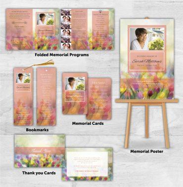 Memorial Package Colorful Flower Theme