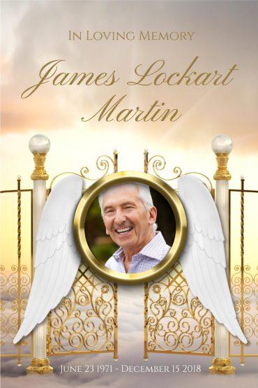 Funeral memorial poster 2014
