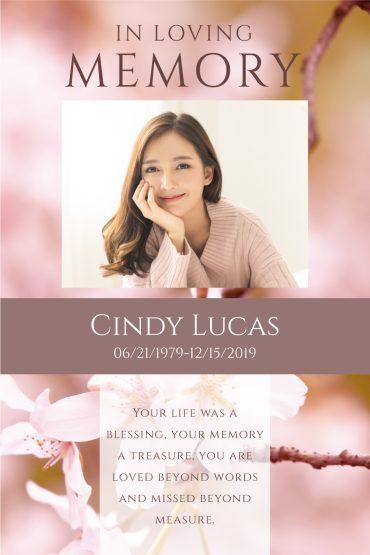 Funeral Memorial Poster 2017