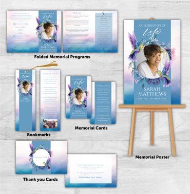 Memorial Package Hummingbird Theme