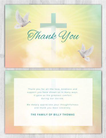 Thank you card 2051